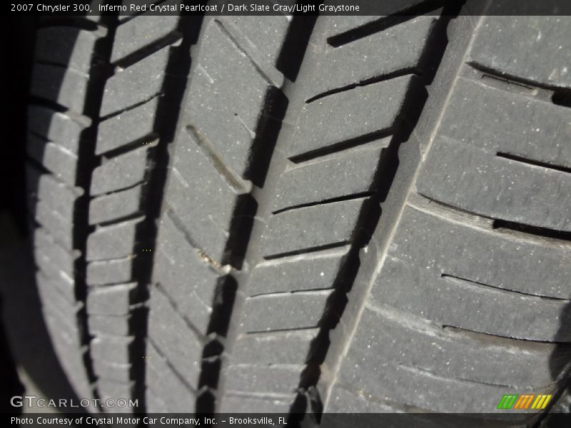 Inferno Red Crystal Pearlcoat / Dark Slate Gray/Light Graystone 2007 Chrysler 300