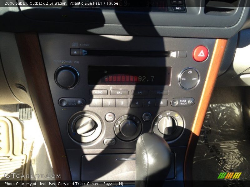 Atlantic Blue Pearl / Taupe 2006 Subaru Outback 2.5i Wagon