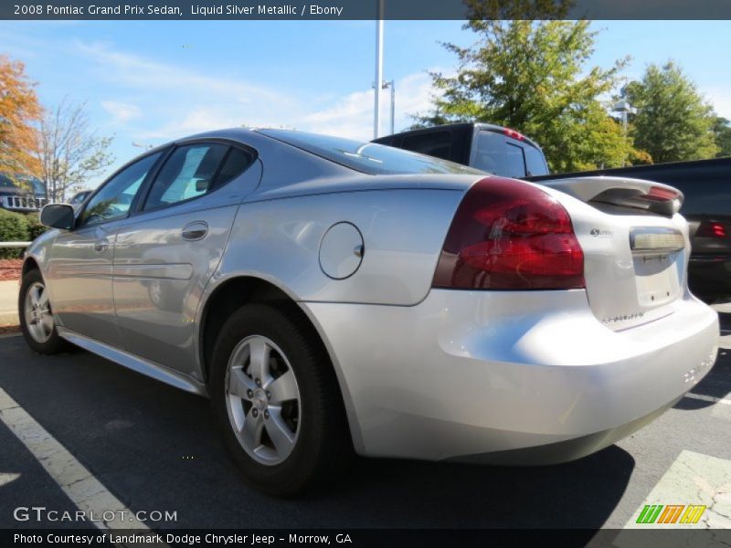 Liquid Silver Metallic / Ebony 2008 Pontiac Grand Prix Sedan