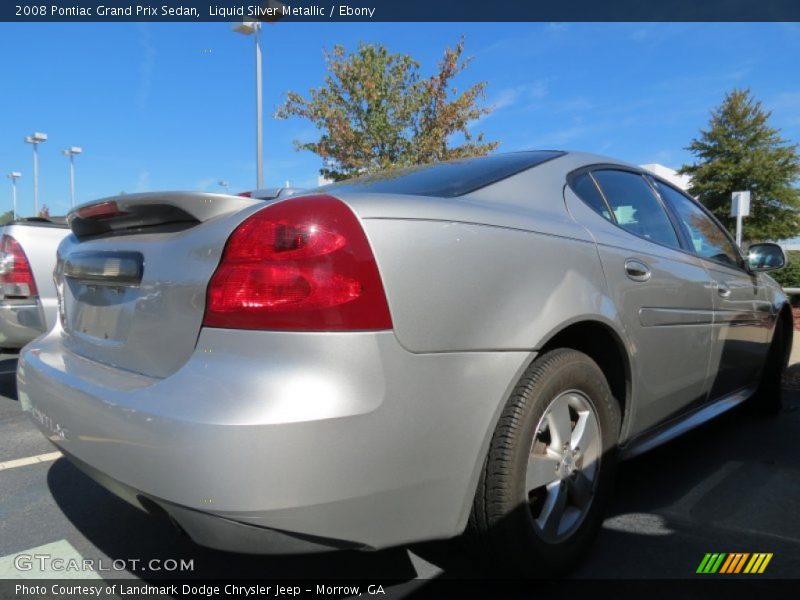 Liquid Silver Metallic / Ebony 2008 Pontiac Grand Prix Sedan