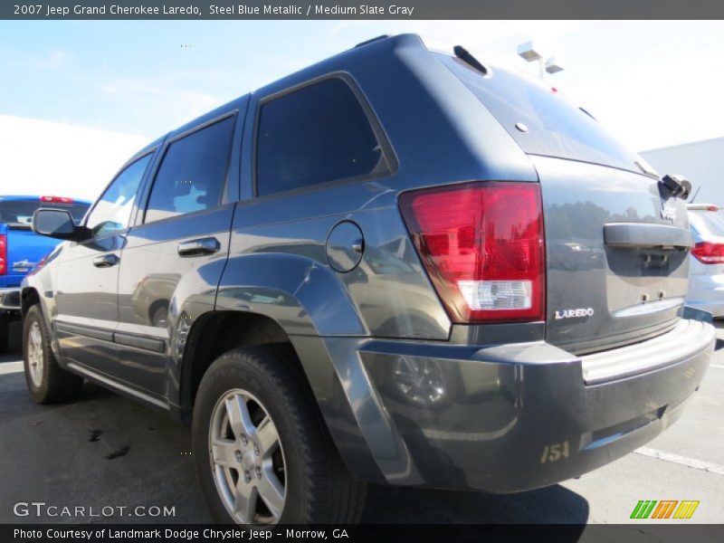 Steel Blue Metallic / Medium Slate Gray 2007 Jeep Grand Cherokee Laredo