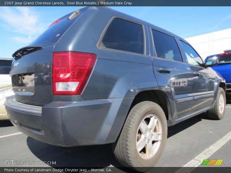 Steel Blue Metallic / Medium Slate Gray 2007 Jeep Grand Cherokee Laredo