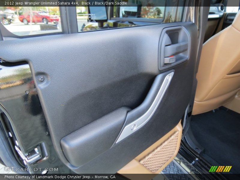 Black / Black/Dark Saddle 2012 Jeep Wrangler Unlimited Sahara 4x4