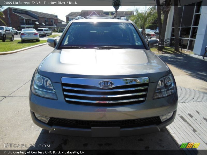 Titanium Silver / Black 2009 Kia Borrego EX V6
