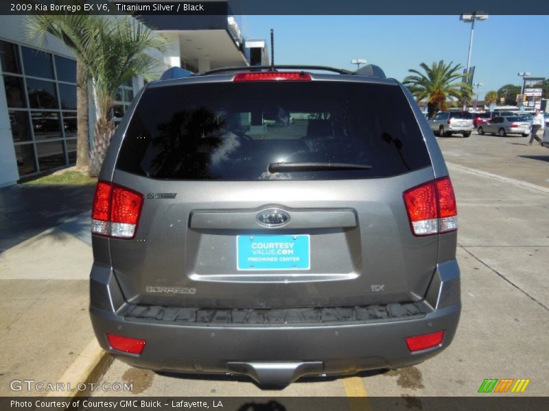 Titanium Silver / Black 2009 Kia Borrego EX V6