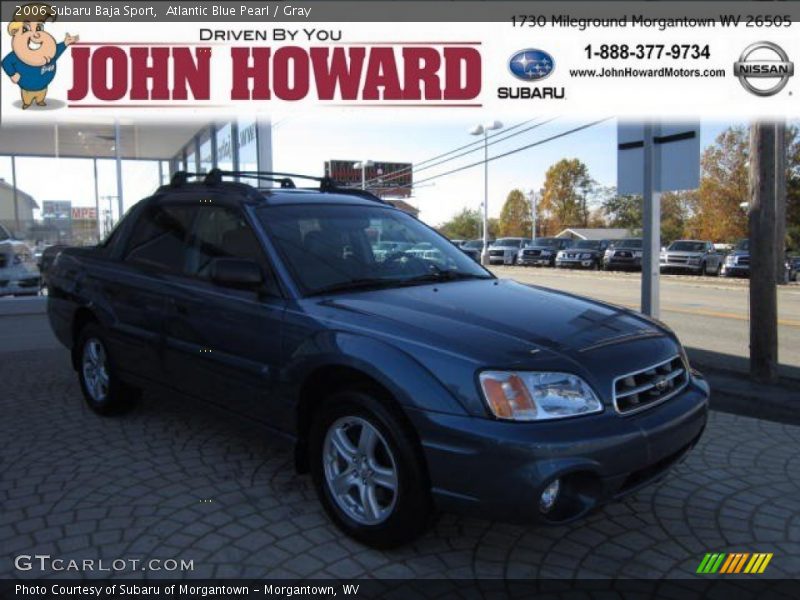 Atlantic Blue Pearl / Gray 2006 Subaru Baja Sport