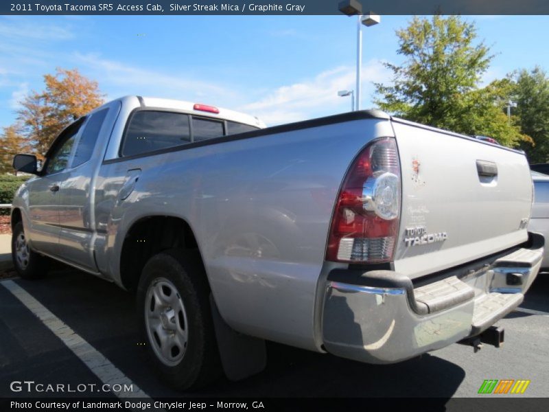 Silver Streak Mica / Graphite Gray 2011 Toyota Tacoma SR5 Access Cab