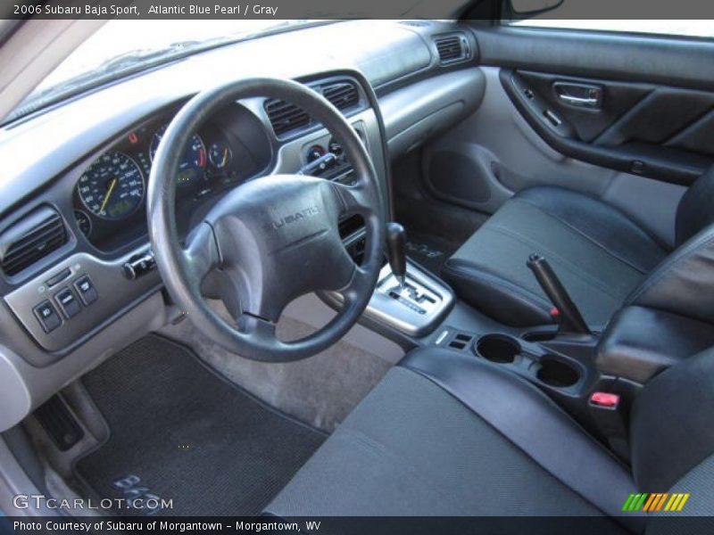 Atlantic Blue Pearl / Gray 2006 Subaru Baja Sport