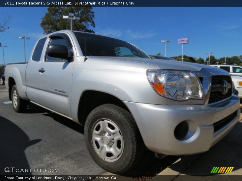 Silver Streak Mica / Graphite Gray 2011 Toyota Tacoma SR5 Access Cab