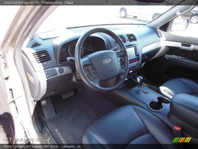 Titanium Silver / Black 2009 Kia Borrego EX V6