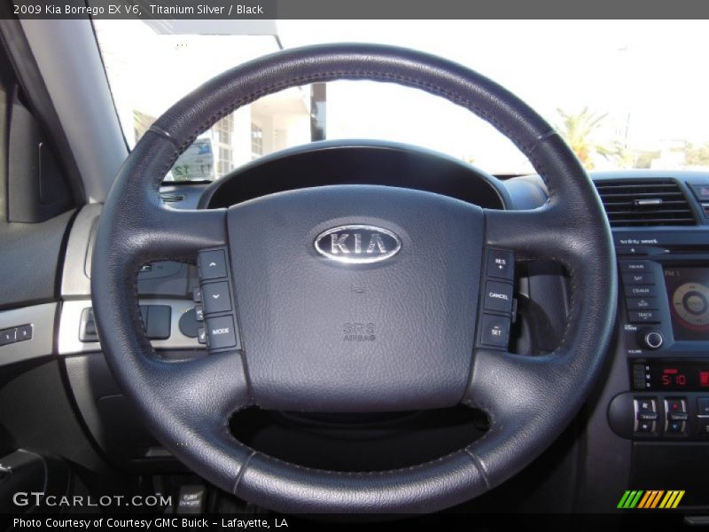 Titanium Silver / Black 2009 Kia Borrego EX V6