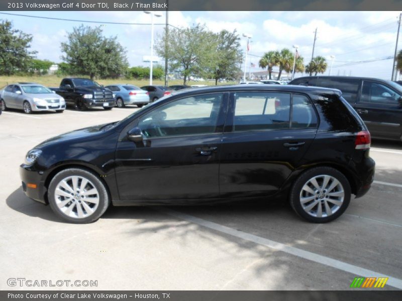 Black / Titan Black 2013 Volkswagen Golf 4 Door TDI