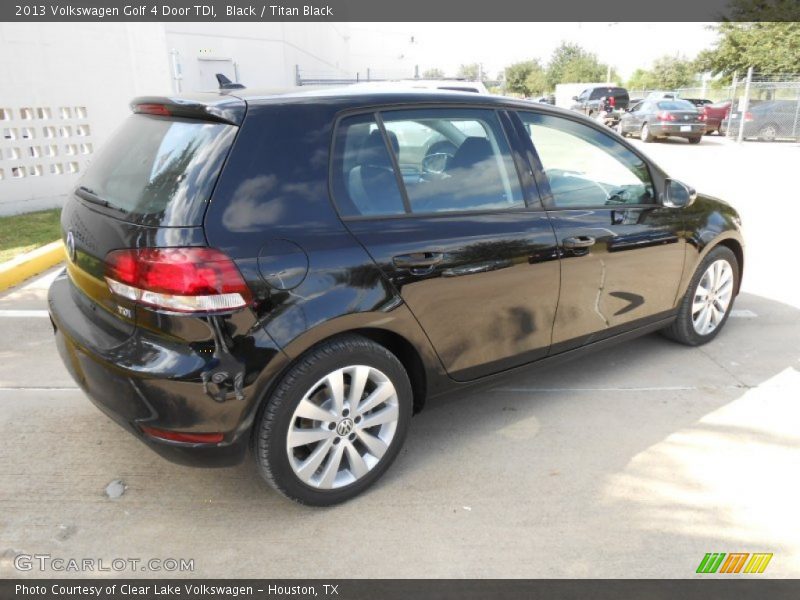 Black / Titan Black 2013 Volkswagen Golf 4 Door TDI