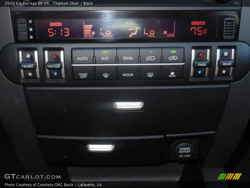 Titanium Silver / Black 2009 Kia Borrego EX V6