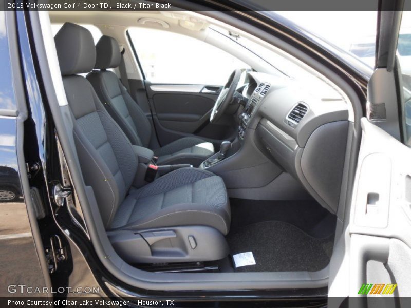 Black / Titan Black 2013 Volkswagen Golf 4 Door TDI