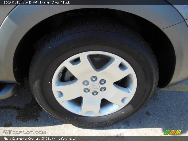Titanium Silver / Black 2009 Kia Borrego EX V6