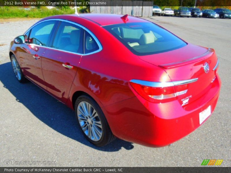 Crystal Red Tintcoat / Choccachino 2012 Buick Verano FWD