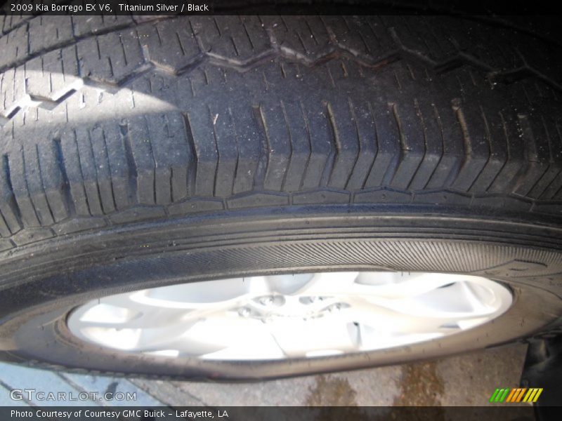 Titanium Silver / Black 2009 Kia Borrego EX V6