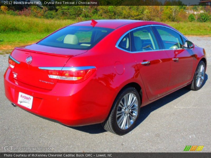 Crystal Red Tintcoat / Choccachino 2012 Buick Verano FWD