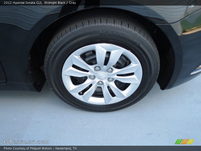 Midnight Black / Gray 2012 Hyundai Sonata GLS