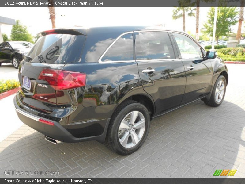 Crystal Black Pearl / Taupe 2012 Acura MDX SH-AWD