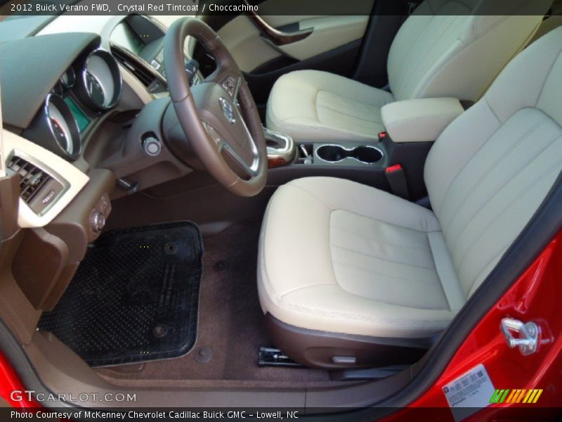 Crystal Red Tintcoat / Choccachino 2012 Buick Verano FWD