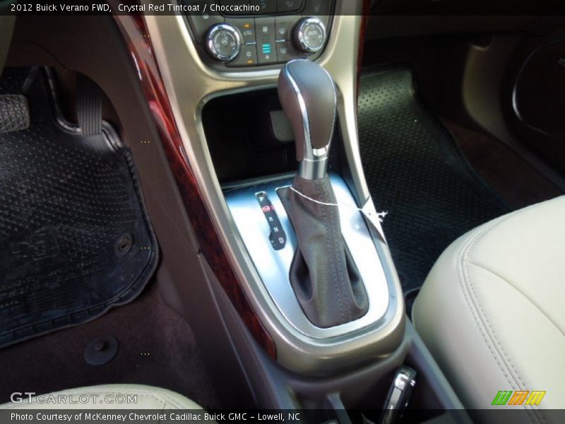 Crystal Red Tintcoat / Choccachino 2012 Buick Verano FWD