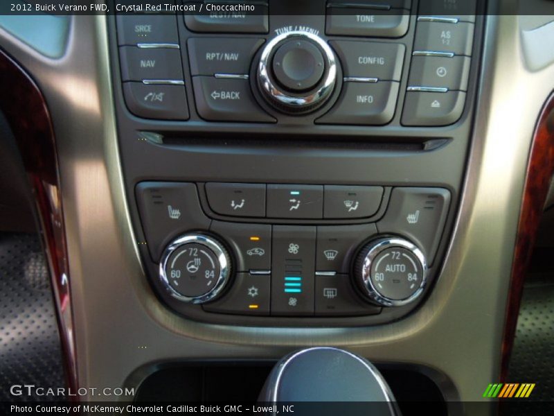 Crystal Red Tintcoat / Choccachino 2012 Buick Verano FWD
