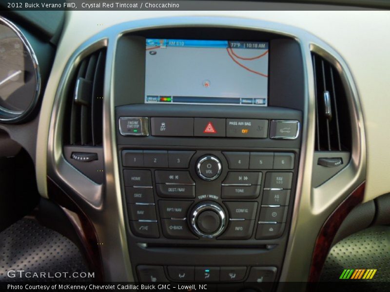 Crystal Red Tintcoat / Choccachino 2012 Buick Verano FWD