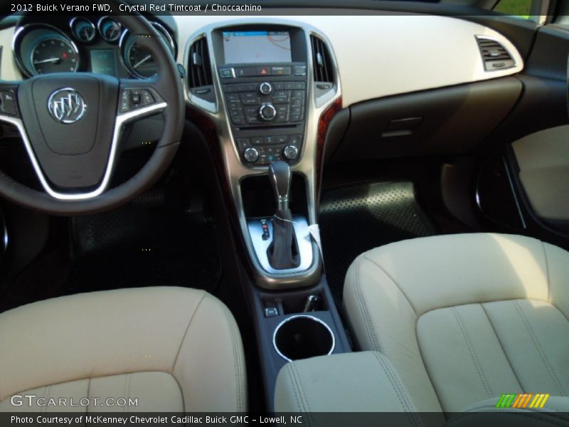 Crystal Red Tintcoat / Choccachino 2012 Buick Verano FWD