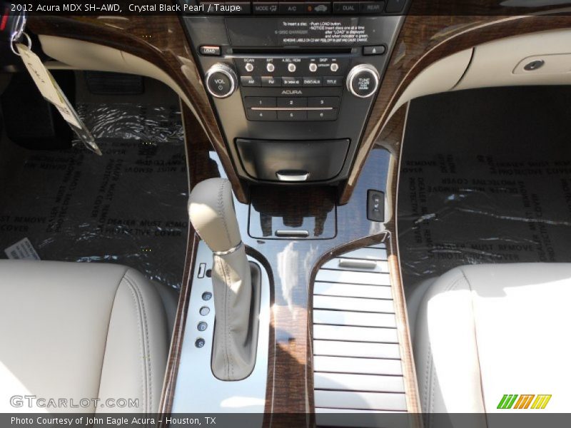 Crystal Black Pearl / Taupe 2012 Acura MDX SH-AWD