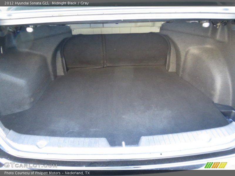 Midnight Black / Gray 2012 Hyundai Sonata GLS
