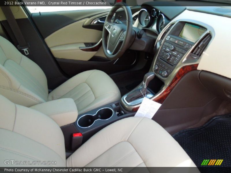 Crystal Red Tintcoat / Choccachino 2012 Buick Verano FWD