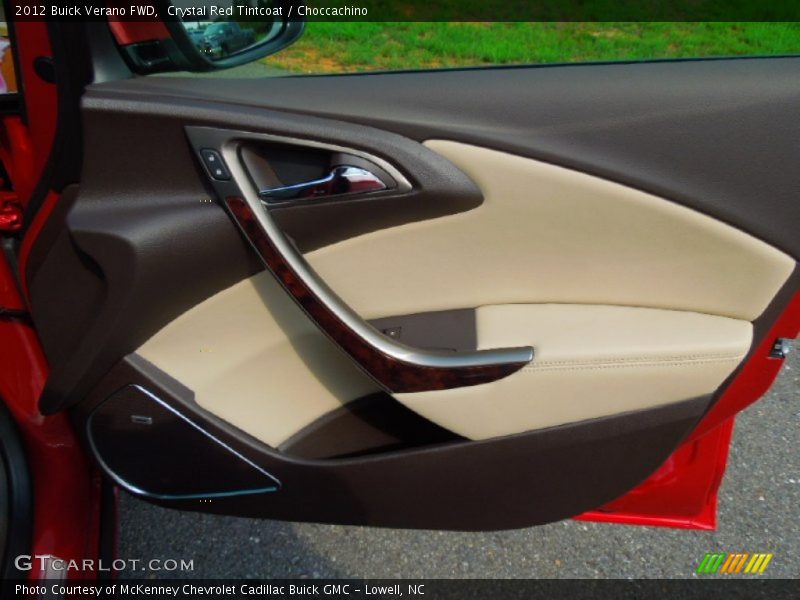 Crystal Red Tintcoat / Choccachino 2012 Buick Verano FWD