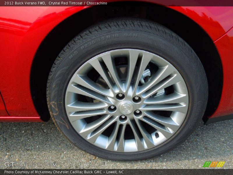 Crystal Red Tintcoat / Choccachino 2012 Buick Verano FWD