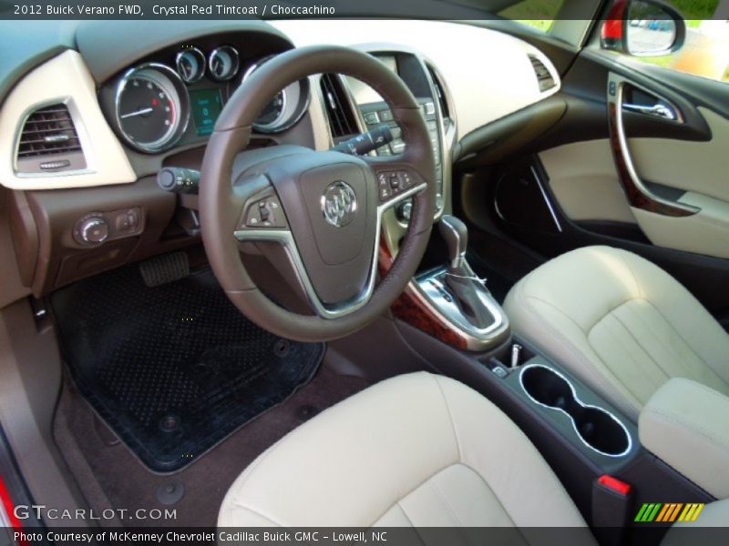 Crystal Red Tintcoat / Choccachino 2012 Buick Verano FWD