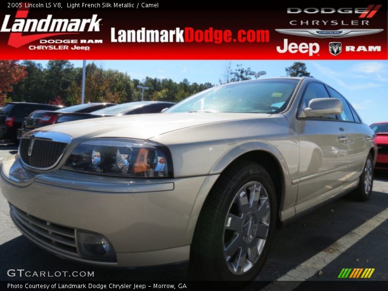 Light French Silk Metallic / Camel 2005 Lincoln LS V8