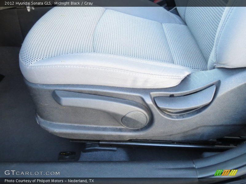Midnight Black / Gray 2012 Hyundai Sonata GLS