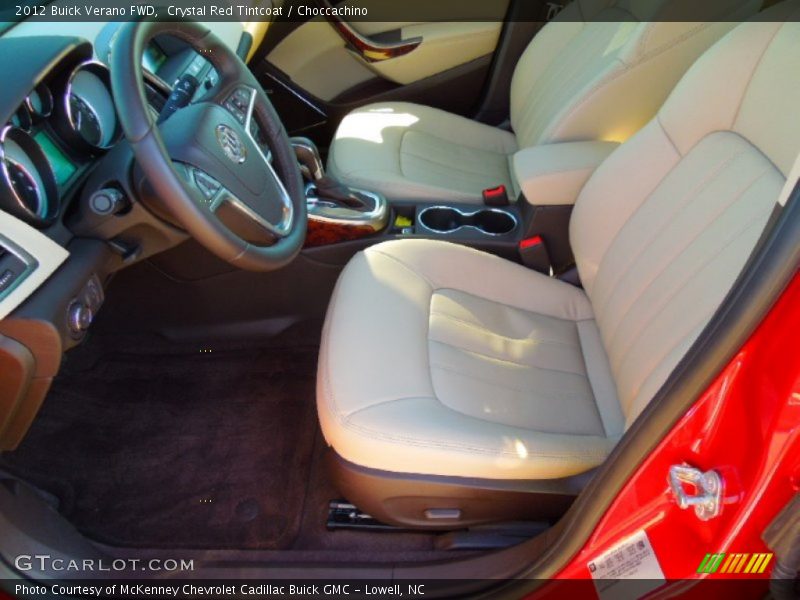 Crystal Red Tintcoat / Choccachino 2012 Buick Verano FWD