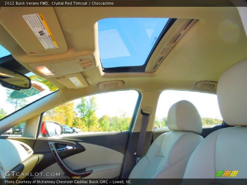 Crystal Red Tintcoat / Choccachino 2012 Buick Verano FWD