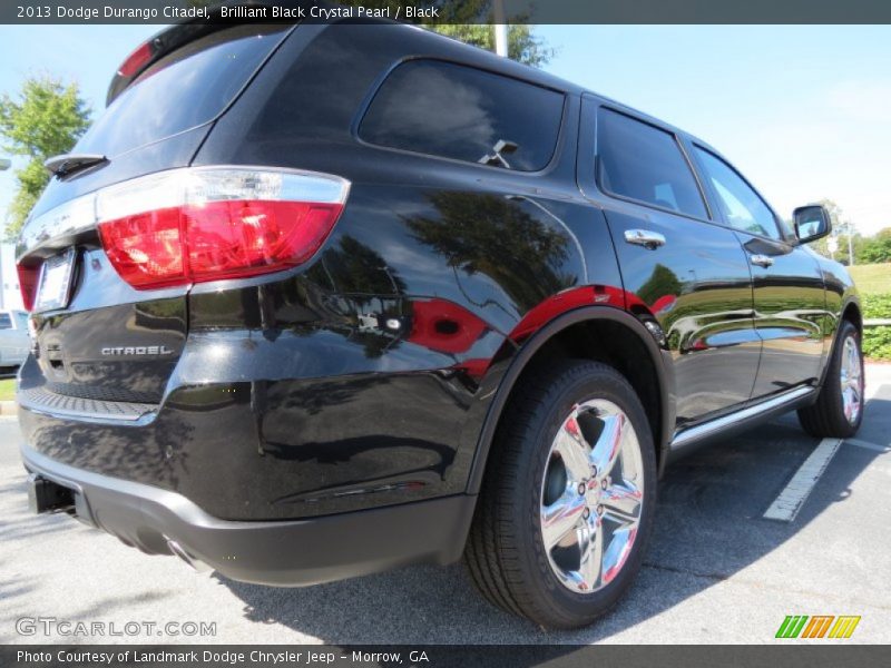 Brilliant Black Crystal Pearl / Black 2013 Dodge Durango Citadel