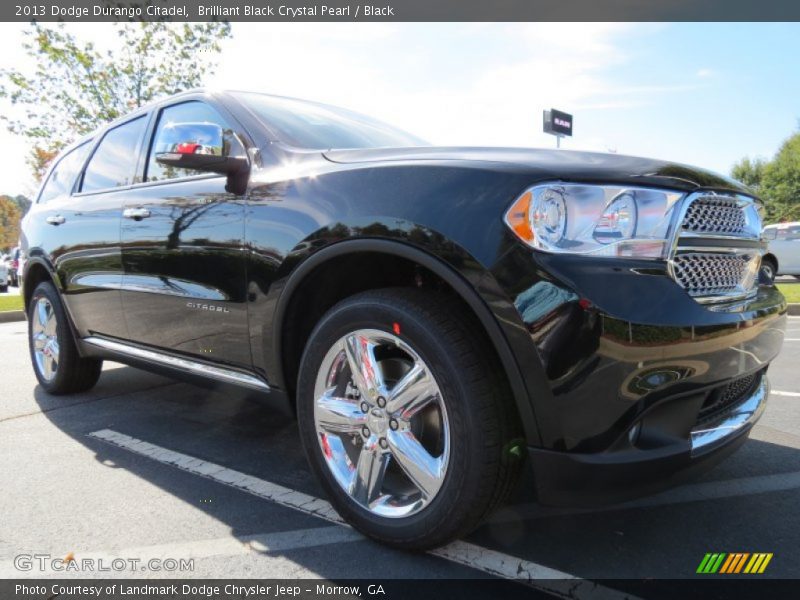 Brilliant Black Crystal Pearl / Black 2013 Dodge Durango Citadel