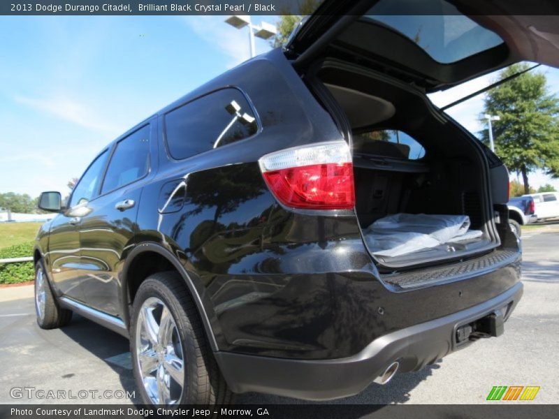 Brilliant Black Crystal Pearl / Black 2013 Dodge Durango Citadel