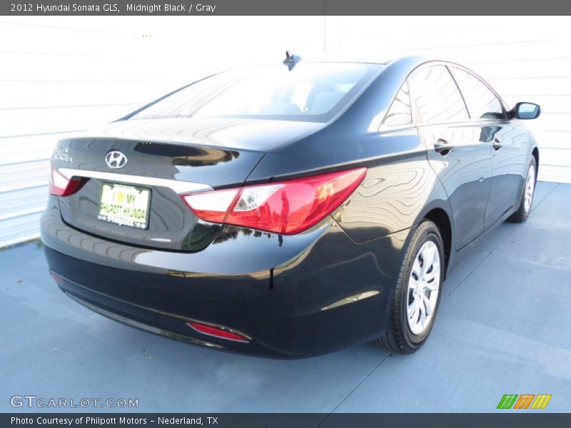Midnight Black / Gray 2012 Hyundai Sonata GLS