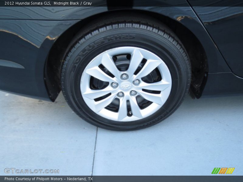 Midnight Black / Gray 2012 Hyundai Sonata GLS