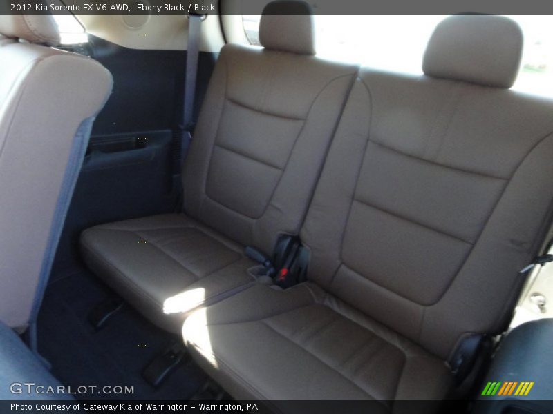 Ebony Black / Black 2012 Kia Sorento EX V6 AWD