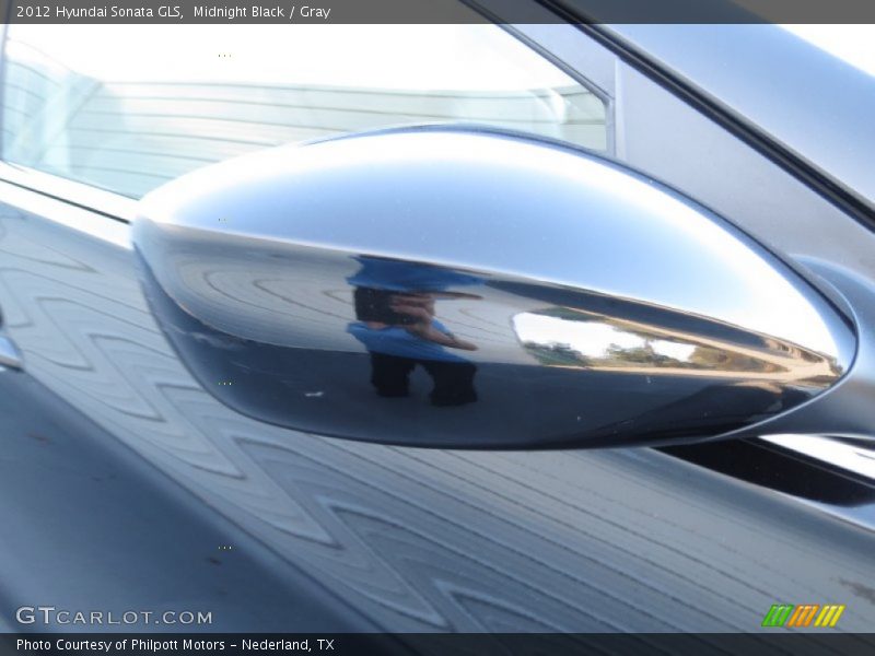Midnight Black / Gray 2012 Hyundai Sonata GLS