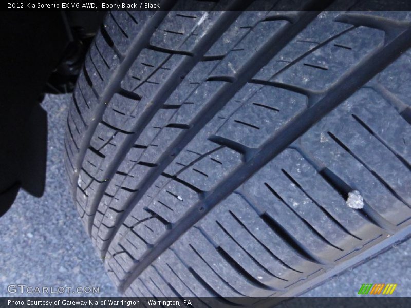 Ebony Black / Black 2012 Kia Sorento EX V6 AWD
