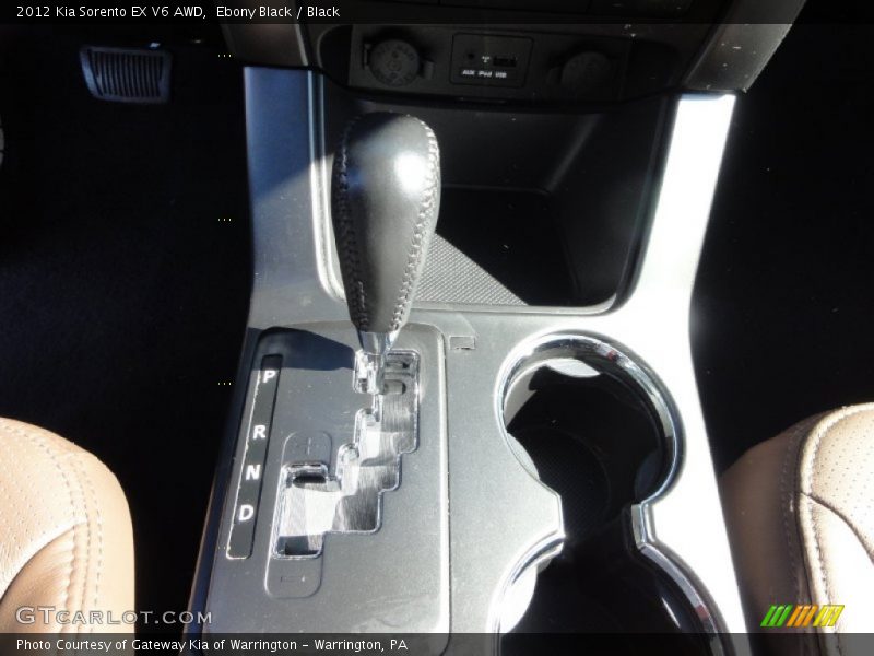 Ebony Black / Black 2012 Kia Sorento EX V6 AWD