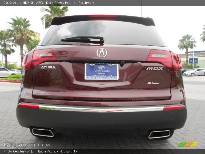 Dark Cherry Pearl II / Parchment 2012 Acura MDX SH-AWD